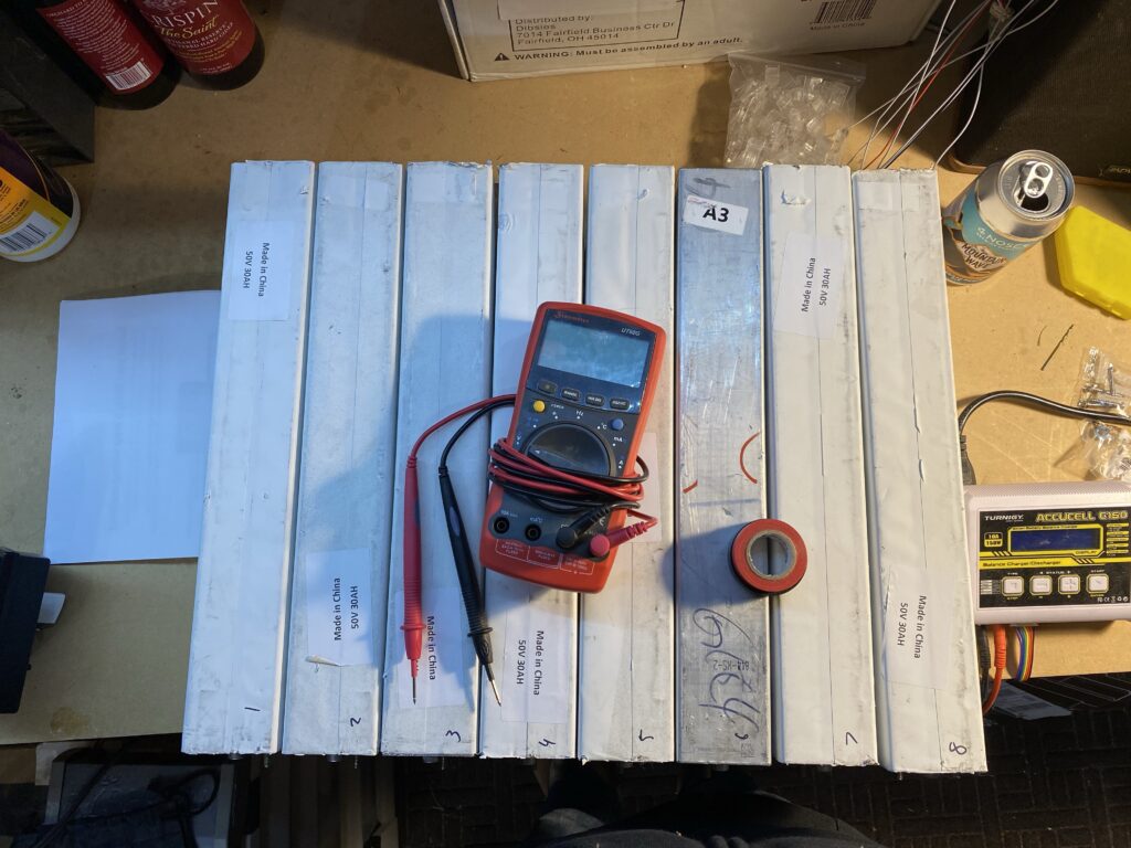 battery cells unpacked