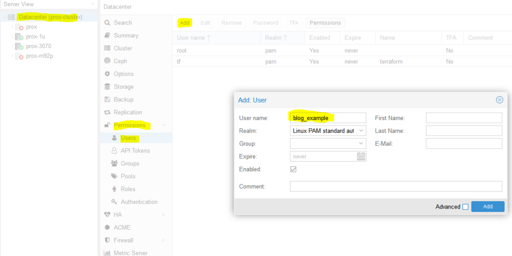 Using Terraform with Proxmox