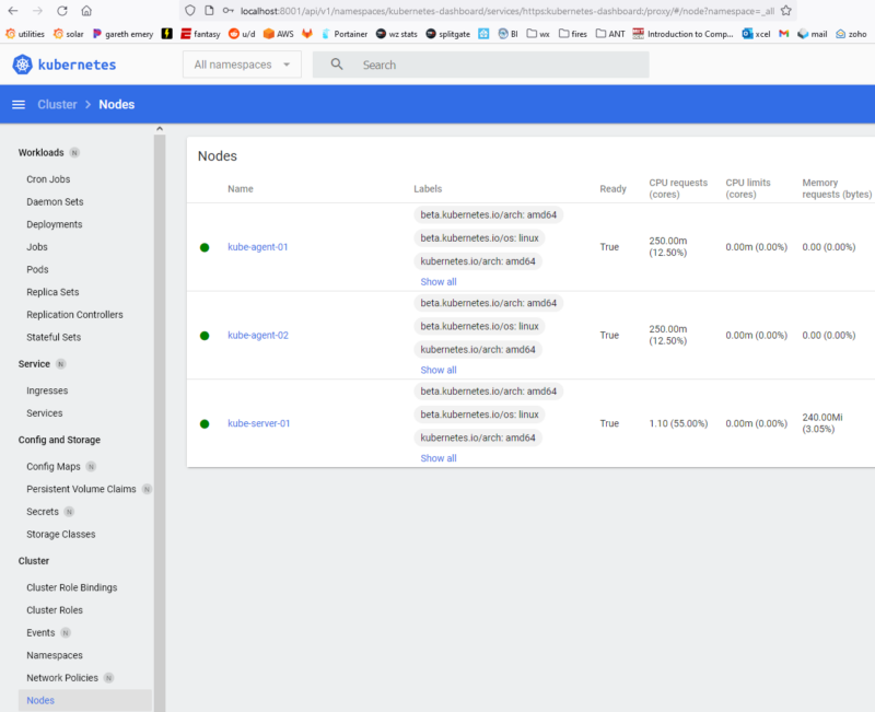 ur Proxmox VM nodes deployed via Terraform